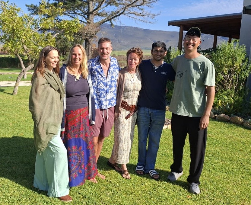 David with practitioners after an Ibogaine healing journey in South Africa